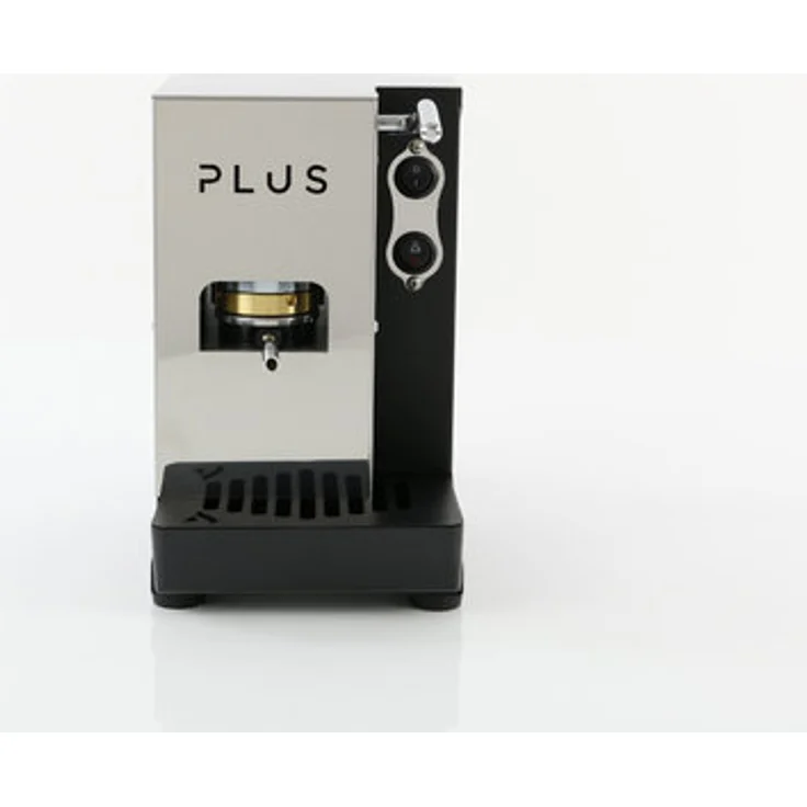Aroma PLUS - ESE-Padmaschine Espressomaschine Schwarz, Edelstahl – Bild 1