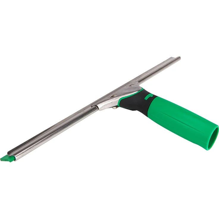 Unger ErgoTec Fensterwischer Breite 35 cm, mit S-Schiene und grünem Wischergummi – Bild 1