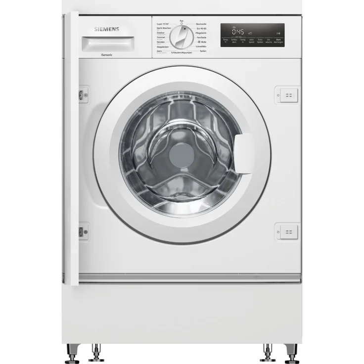 Siemens WI14W443, Frontlader-Waschmaschine, C, Fassungsvermögen 8 kg, Einbaugerät, Breite 60 cm – Bild 1