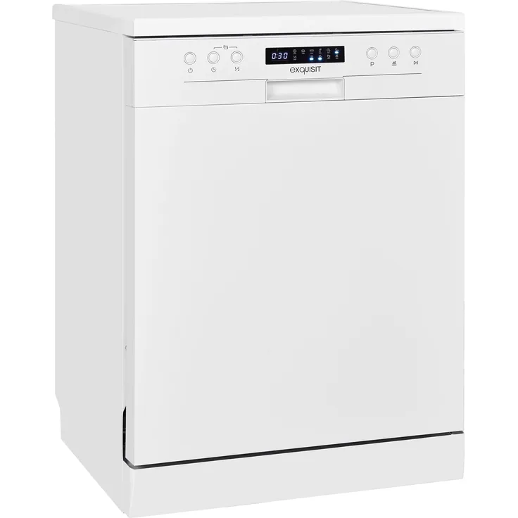 Exquisit GSP9414-030D weiss, Geschirrspüler, D, Geräuschemissionsklasse B, Geräuschemissionen 44 Dezibel