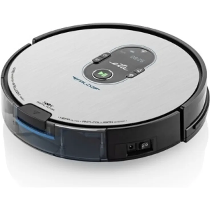 Eta ETA251590000 Falco Smart Saugroboter mit Wischfunktion, 120 min Akkubetrieb, silber