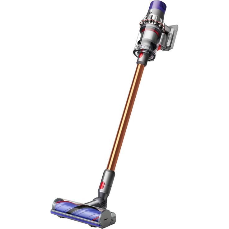 Dyson Cyclone V10 Absolute Handstaubsauger (2022), 60 min Akkubetrieb, inkl. Motorbar Bodendüse, nickel-kupfer