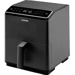 Cosori Dual Blaze XXL Heißluftfritteuse, ohne Fett, 1700 W, 6,4 Liter, bis 205 °C, antihaftbeschichtet, LED-Display, Kunststoff, Metall, schwarz