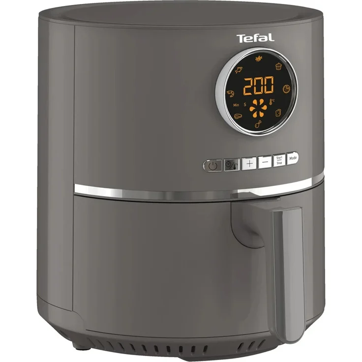 Tefal EY111B Airfry Ultra Digital Heißluftfritteuse, ohne Öl, 4 Kochmöglichkeiten, 1400 Watt, 8 Programme, 4,2 Liter, Timer, Thermostat, grau – Bild 1