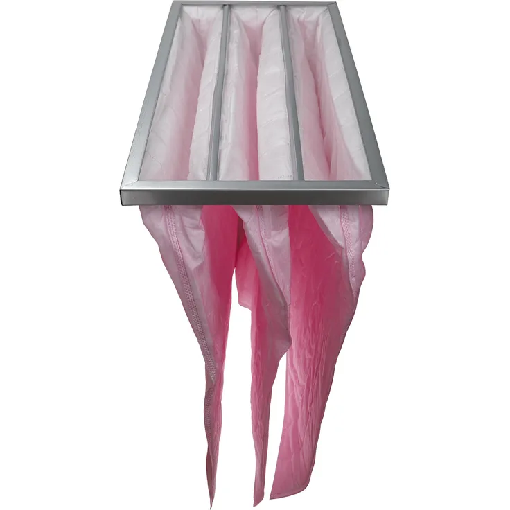 vhbw Taschenfilter für Klima- und Lüftungsanlagen - Filter F7, 28,7 x 59,2 x 60 cm, Rosa