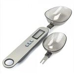 Korona Eva 79500 Löffelwaage, Haushaltswaage, präzise Wiegelöffel, 500 g, Edelstahl, digital, LCD Display, silber