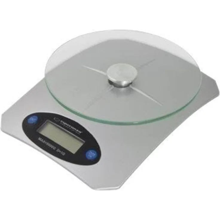 Esperanza EKS006 AVOCADO Küchenwaagen, LCD-Display, silber