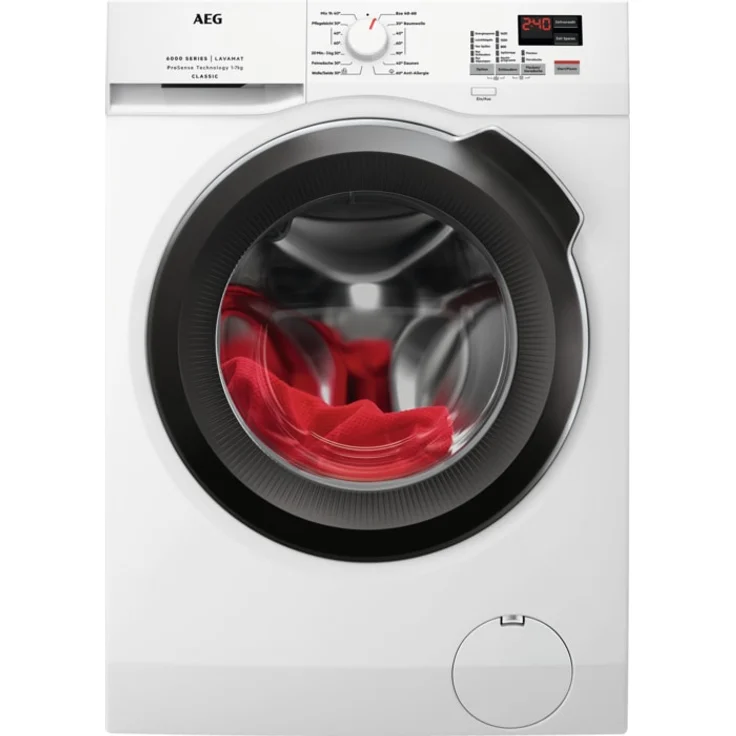 AEG L6FL731EX, Frontlader-Waschmaschine, A, Fassungsvermögen 7 kg, Standgerät, Breite 60 cm – Bild 1