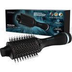 REVAMP DR-2000-EU Progloss Perfect Blow Dry Air Styler - 4 in 1 Multifunktionale professionelle Bürste zum Trocknen, Warmluftbürste, leicht, Keramikgehäuse, 1200 W, schwarz