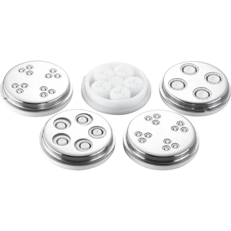 Gorenje MMC-SMP5 375257 Küchenmaschinen Zubehör, Fleischwolf- und Pasta-Set, Schneidevorsatz, Edelstahl, 