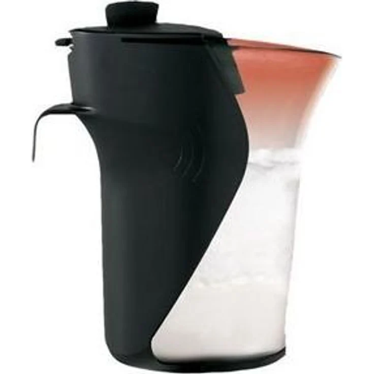 Saeco Milk Island Milchaufschäumer, 0,8 Liter Milchschaum, Füllstandsanzeige , Kunststoff, schwarz