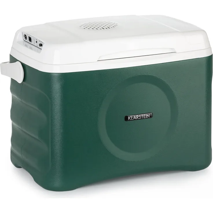Klarstein BeerBelly 21 Thermoelektrische Kühlbox, Energieeffizienzklasse D, 21 Liter, Kühl-& Warmhaltefunktion, USB-Port, ECO-Modus, Grün - Preisvergleich