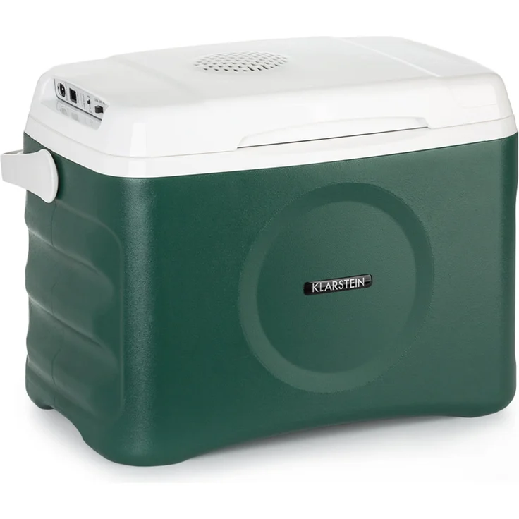 Klarstein BeerBelly 21 Thermoelektrische Kühlbox, Energieeffizienzklasse D, 21 Liter, Kühl-& Warmhaltefunktion, USB-Port, ECO-Modus, Grün - Preisvergleich – Bild 1