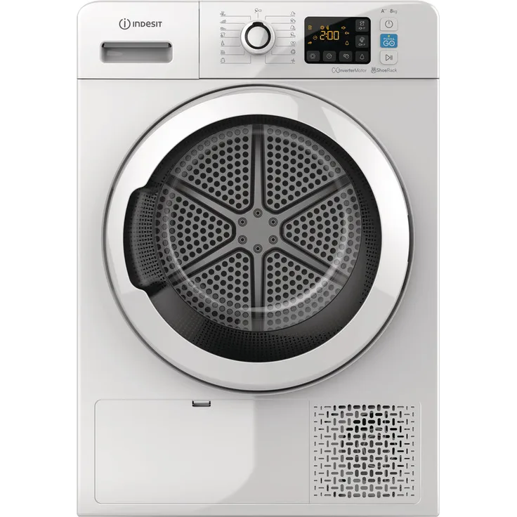 Indesit YTM1182KRXEU, Wärmepumpentrockner, A++, Fassungsvermögen 8 kg, Standgerät, Breite 59,6 cm
