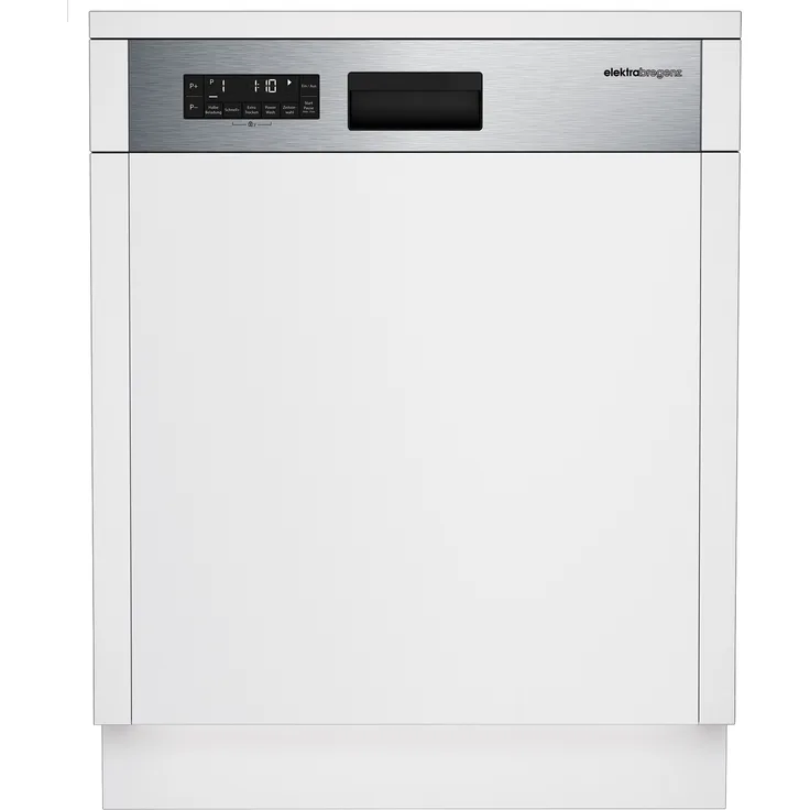 Elektra Bregenz GI80544X, Geschirrspüler, E, Geräuschemissionsklasse B, Geräuschemissionen 44 Dezibel