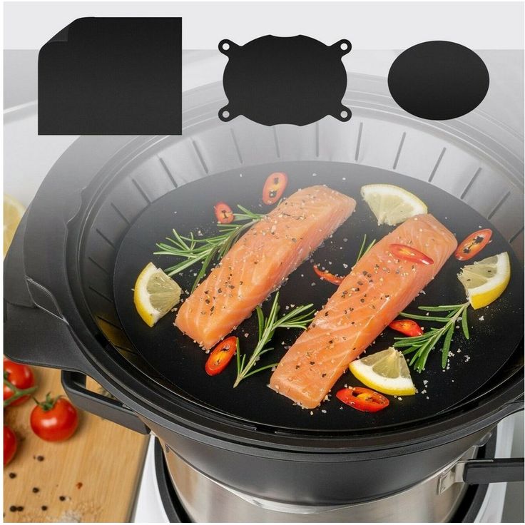 Mixcover Küchenmaschinen-Adapter mixcover Dauerbackfolie - reusable Backpapier Tropfschutz für Bosch Cookit