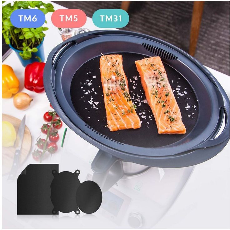 Mixcover Küchenmaschinen-Adapter mixcover Backfolie für Thermomix und Backofen