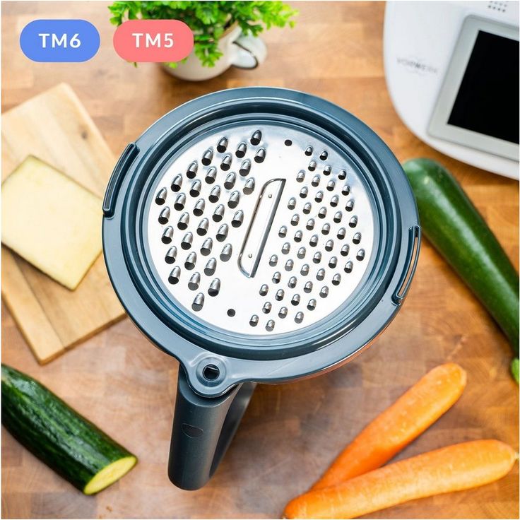 Mixcover Küchenmaschinen-Adapter mixcover Gemüse, Obst und Käsereibe für den Thermomix TM6 und TM5, Thermomix