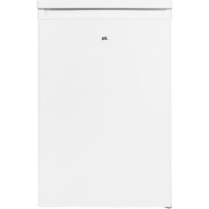 OK. OFR 131 E Kühlschrank, freistehend, weiß, Breite 53.6 cm, Energieklasse E