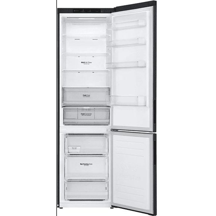LG GBP62MCNBC Serie 6 Kühl-Gefrierkombination, freistehend, matte black, Breite 59.5 cm, Energieklasse B – Bild 2