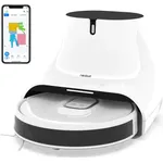 Neabot Q11 Saugroboter mit Wischfunktion und Absaugstation, 150 min Akkubetrieb, 4000 Pa Saugleistung, weiß