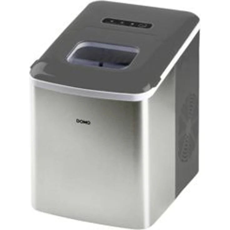 Domo DO9253IB Eiswürfelbereiter, 1,8 Liter, 120 Watt, Edelstahl, silber – Bild 1