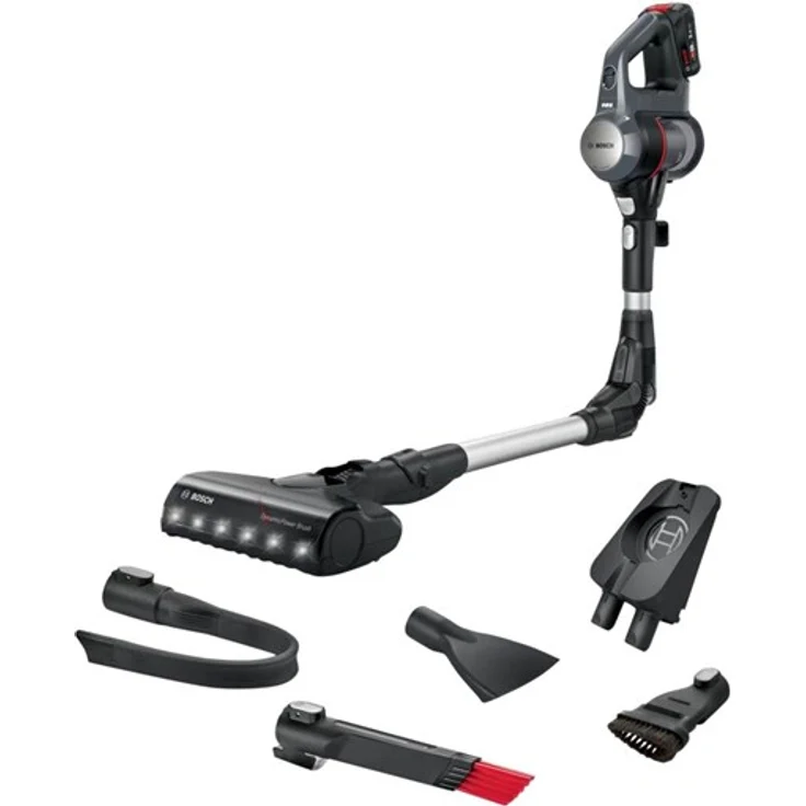 Bosch BBS711W Handstaubsauger Unlimited 7, 40 min Akkubetrieb, grau/schwarz – Bild 1