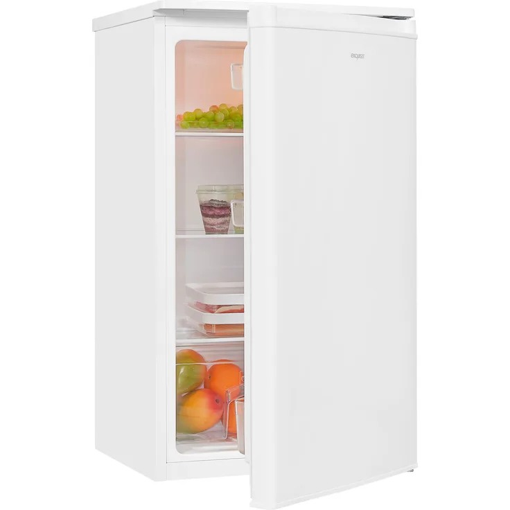 Exquisit KS116-V-041E Kühlschrank, freistehend, weiß, Energieklasse E