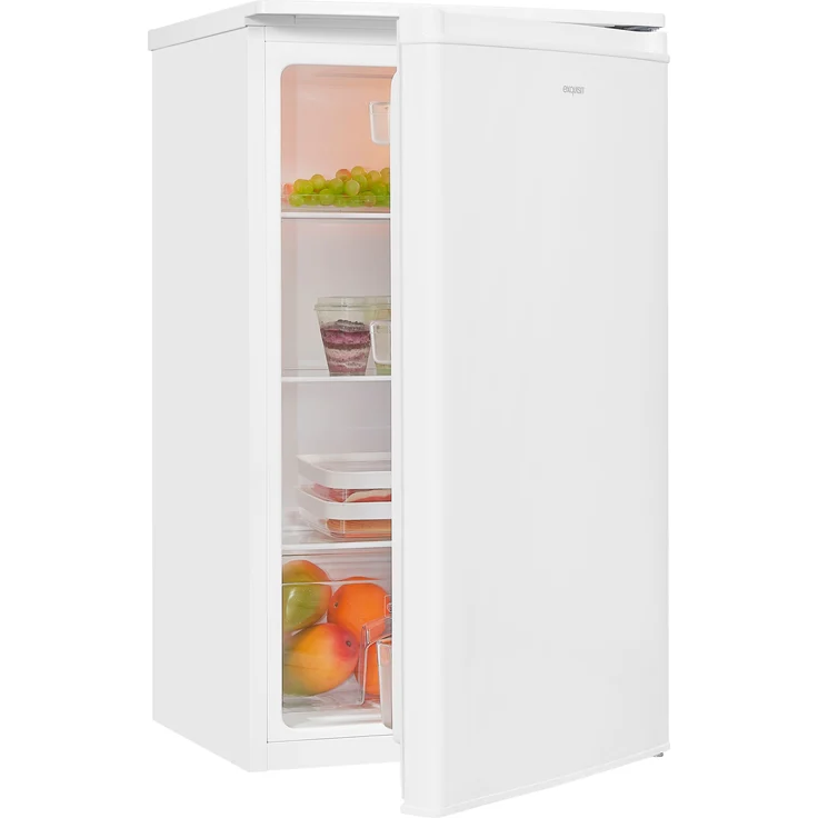 Exquisit KS116-V-041E Kühlschrank, freistehend, weiß, Energieklasse E – Bild 1