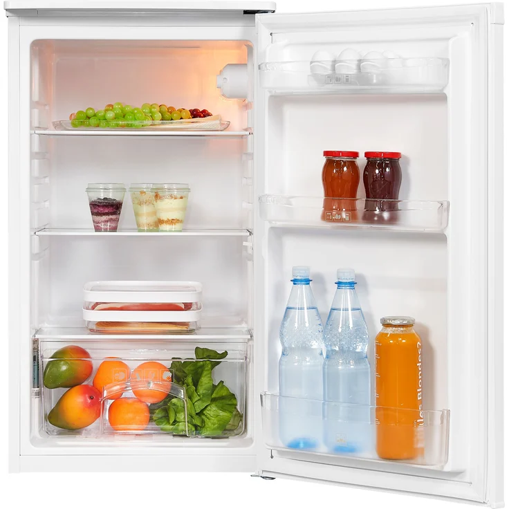 Exquisit KS116-V-041E Kühlschrank, freistehend, weiß, Energieklasse E – Bild 5