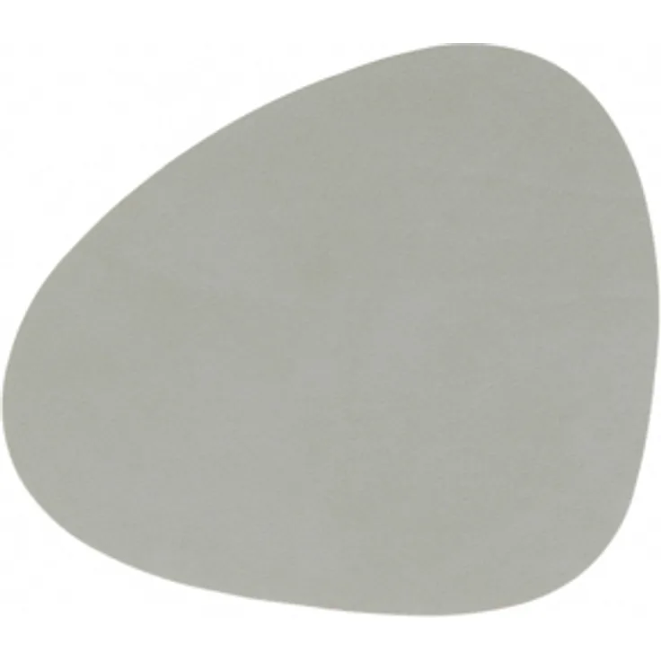 Glasuntersetzer Curve (11x13cm) Nupo Leder - LindDNA metallic
