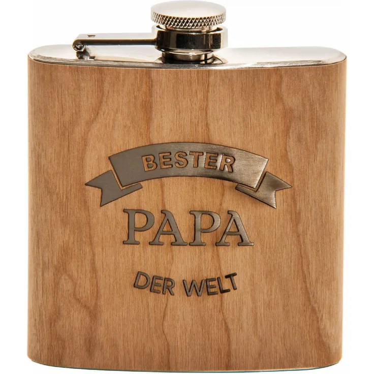 Spruchreif Flachmann Bester Papa der Welt