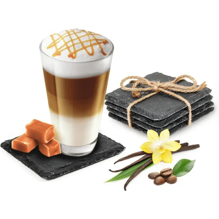 4 Untersetzer aus Schiefer Schieferuntersetzer Glasuntersetzer Tischuntersetzer