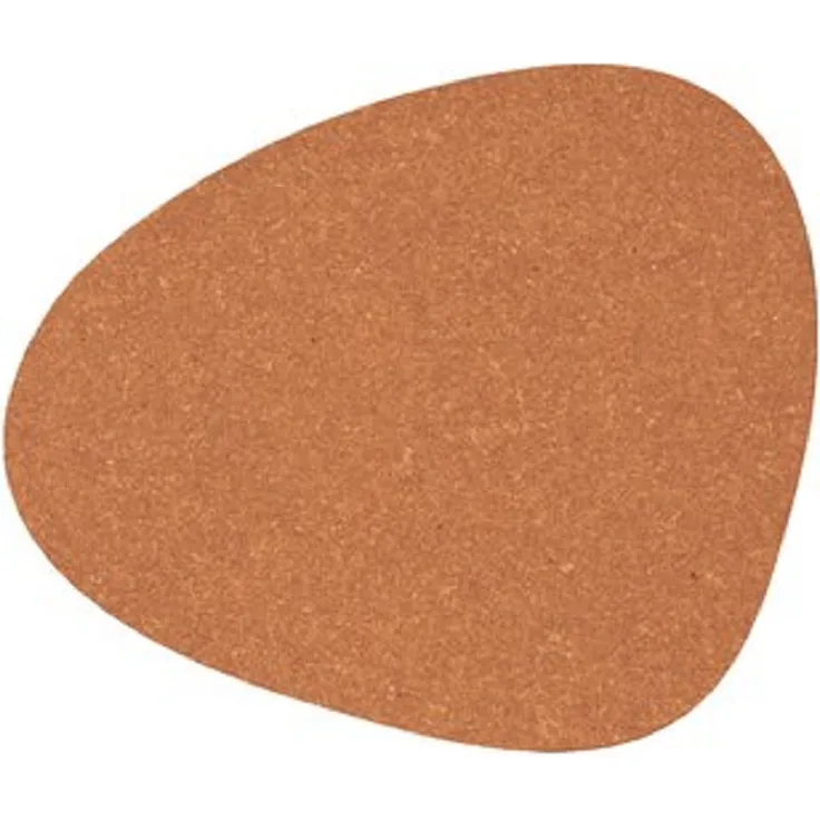 Glasuntersetzer Curve (11x13cm) Core Flecked Leder - LindDNA natur