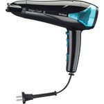 Trisa Magic Cord Ionic-Haartrockner, 2200 Watt, Kabeleinzug, abnehmbarer Luftfilter, schwarz