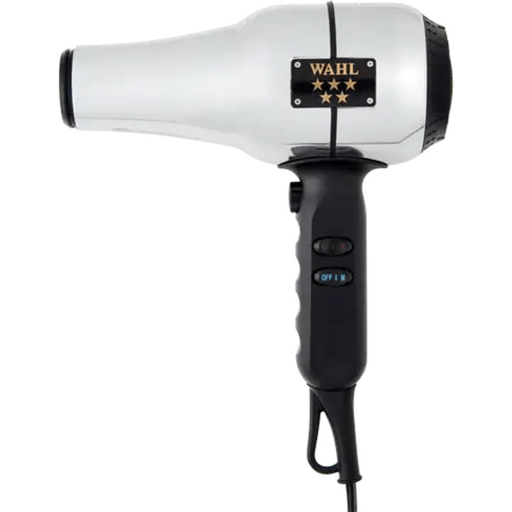 Wahl 5-Star Barber Dryer Haartrockner, Ionenfunktion, Cool-Shot-Taste, 2200 Watt, chrom