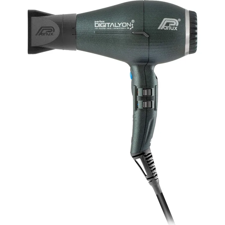 Parlux Digitalyon Haartrockner, 2400 Watt, Kaltstufe, Ionen-Technologie, anthrazit