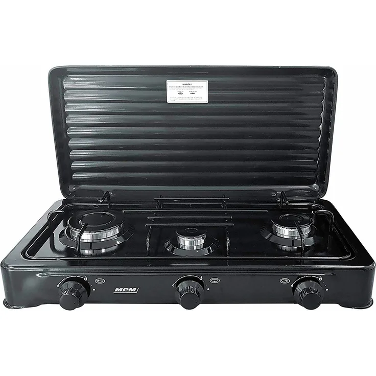 MPM SMILE-KN-03-1KB Gaskocher 3 Zone(n) Schwarz