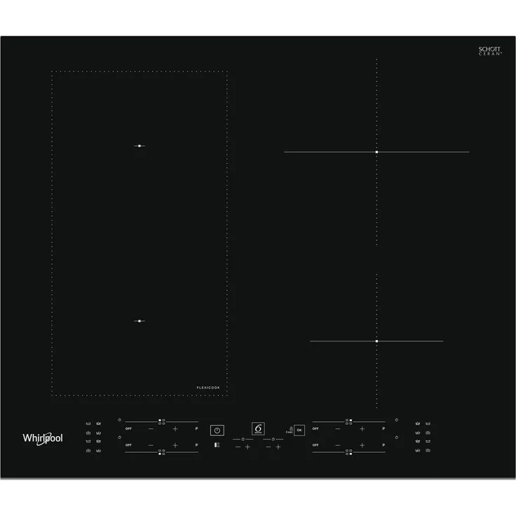 Whirlpool WL B1160 BF Induktionskochfeld, Schwarz Integriert 59 cm 4 Zone(n)