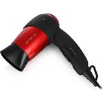 Emerio HD-114387.2 Haartrockner, 1200 Watt, schwarz, rot