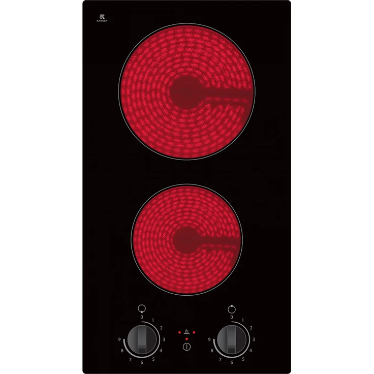 PKM EB-GK2KG Glaskeramikkochfeld, 9 Leistungsstufen, Touch Control