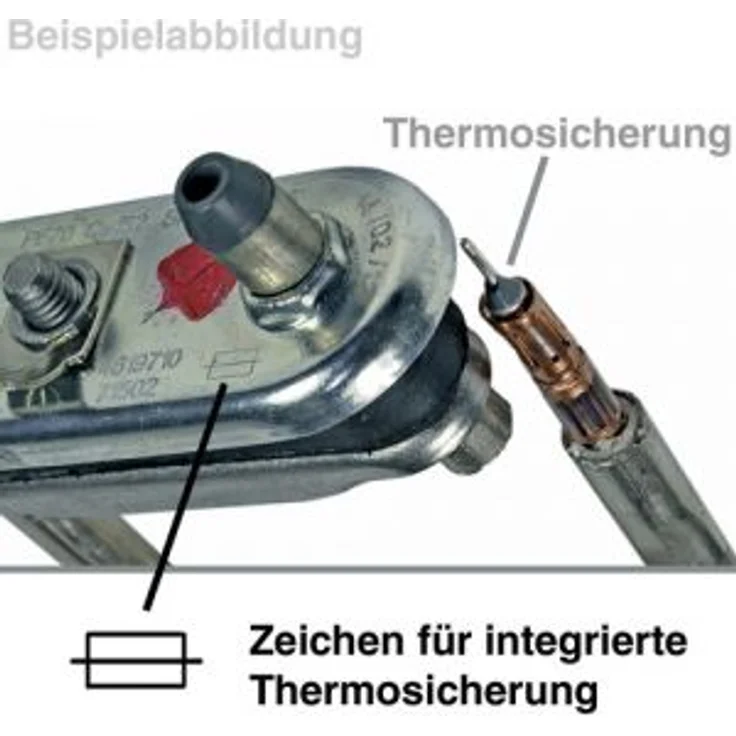 Heizelement Gorenje 181695 IRCA 258RB077 für Waschmaschine Frontlader 581213