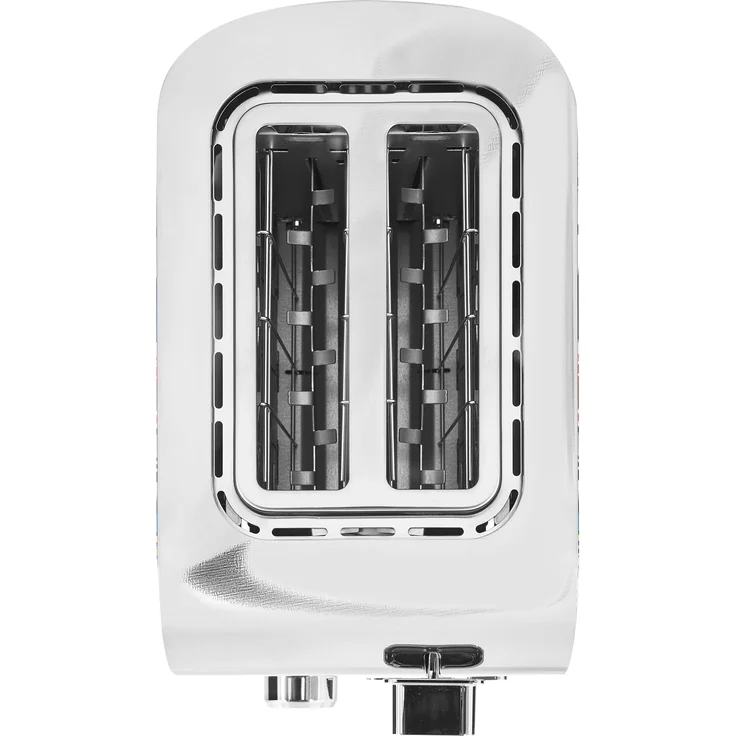 Gutfels TOAST 3010 G 2-Schlitz-Toaster, 870 Watt, Grafitti-Design, Toastzentrierung, Auftaufunktion, inox – Bild 3