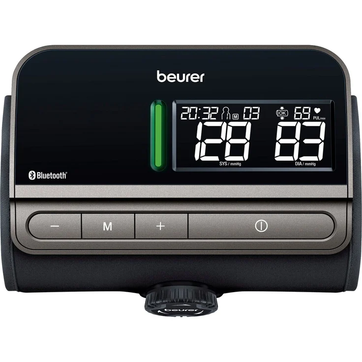 Beurer BM81 EasyLock BT Oberarm-Messung, 2 Benutzer, Bluetooth-Konnektivität, Vollautomatische Messung, Pulsmessung, LED-Display – Bild 4
