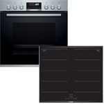 Bosch HND779LS66 (HEH579CS6 + NXX675CB5E) Herdset, A, Induktion, Pyrolyse, AutoPilot40, TFT-Display