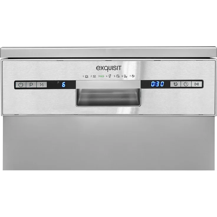 Exquisit GSP9309-030E silber, Geschirrspüler, E, Geräuschemissionsklasse C, Geräuschemissionen 49 Dezibel – Bild 6
