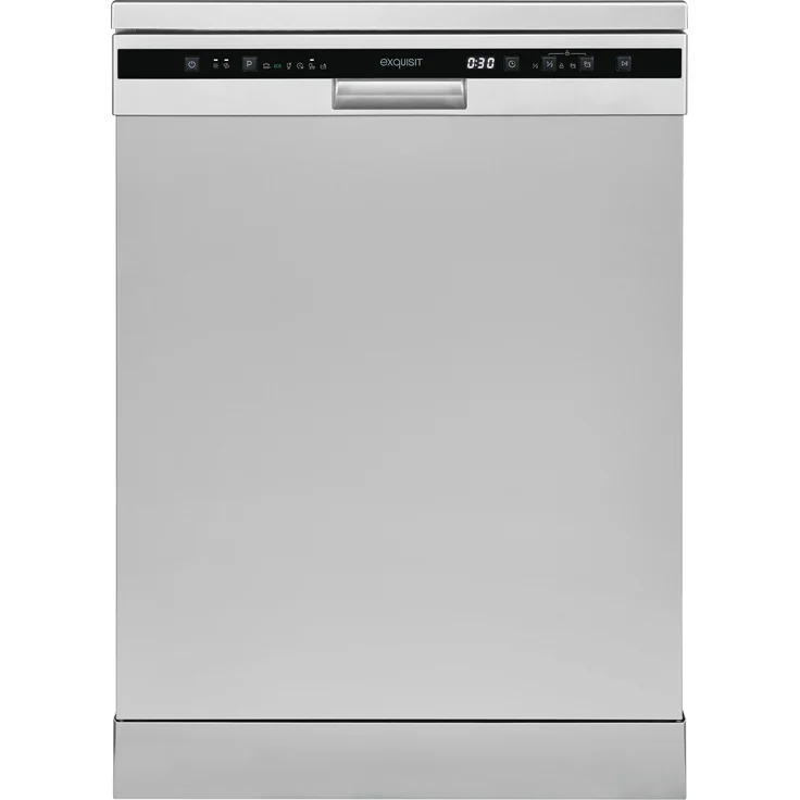 Exquisit GSP6312-030D silber, Geschirrspüler, D, Geräuschemissionsklasse C, Geräuschemissionen 49 Dezibel – Bild 2