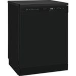 Exquisit GSP6312-030D schwarz, Geschirrspüler, D, Geräuschemissionsklasse C, Geräuschemissionen 49 Dezibel