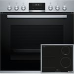 Bosch Herd-Kochfeld-Set HND616LS62, A