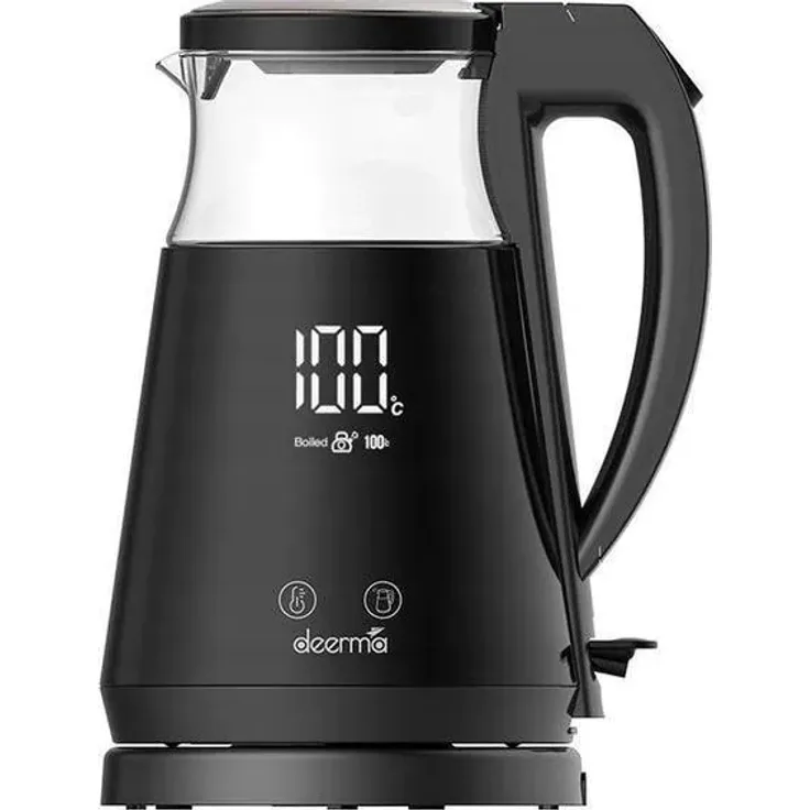 Deerma SH90W Wasserkocher, 1500 Watt, 1,7 Liter, schwarz